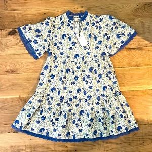 NWT Tuckernuck Bluebird Melody Crawford Dress.
